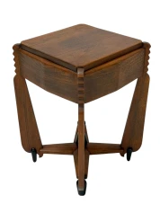 Art Deco Amsterdamse School Side Table by Architect Christiaan Bartels, 1920s